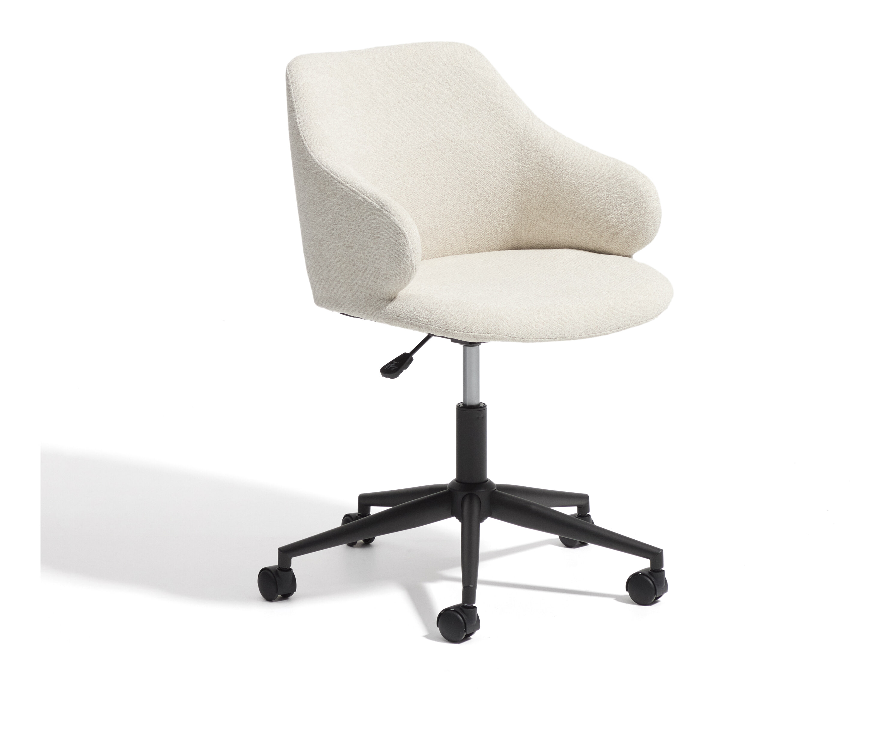 Kave Home Bureaustoel Einara Chenille - Beige | Kave Home
