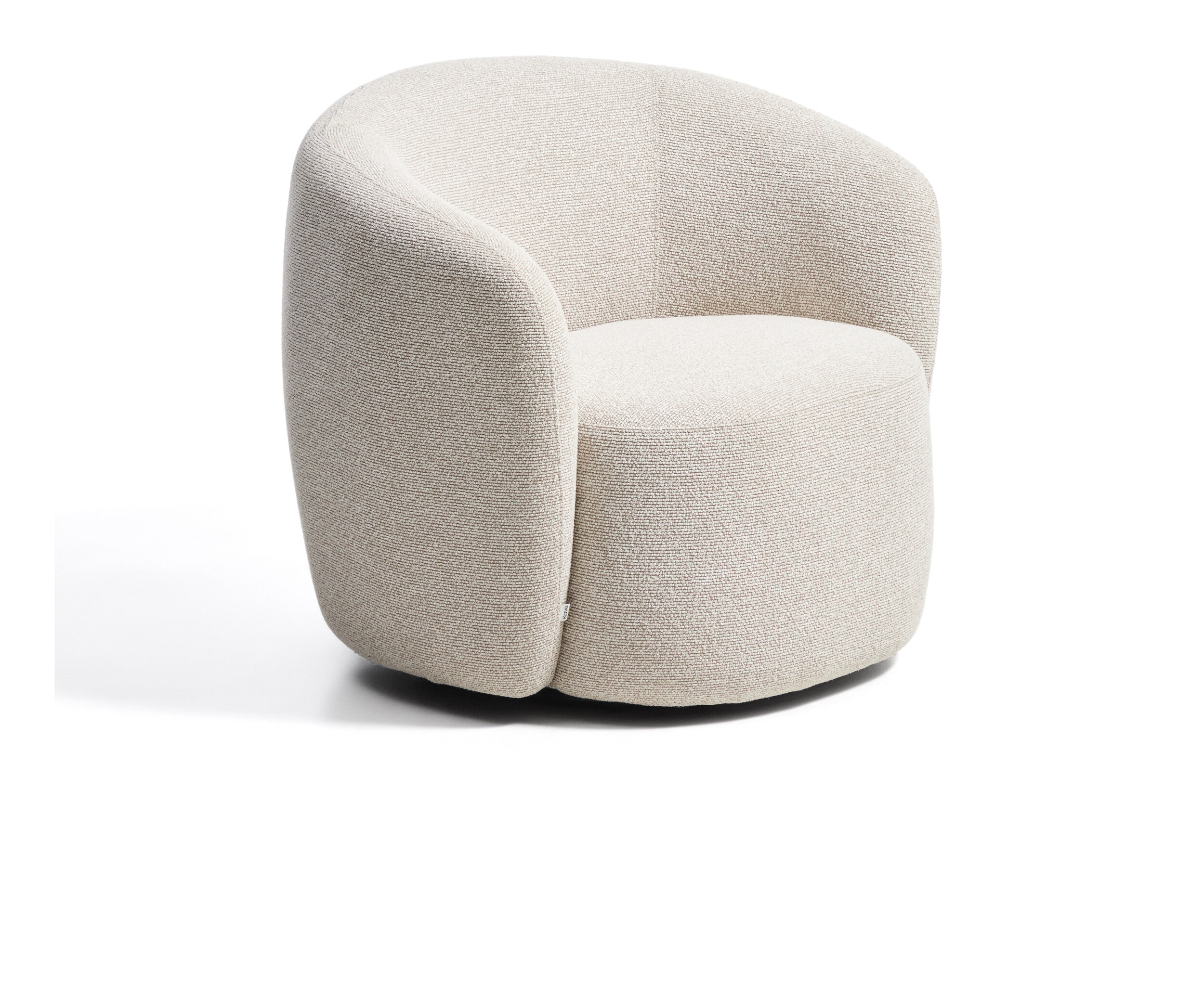 Kave Home Draaifauteuil Odenia Bouclé - Beige | Kave Home