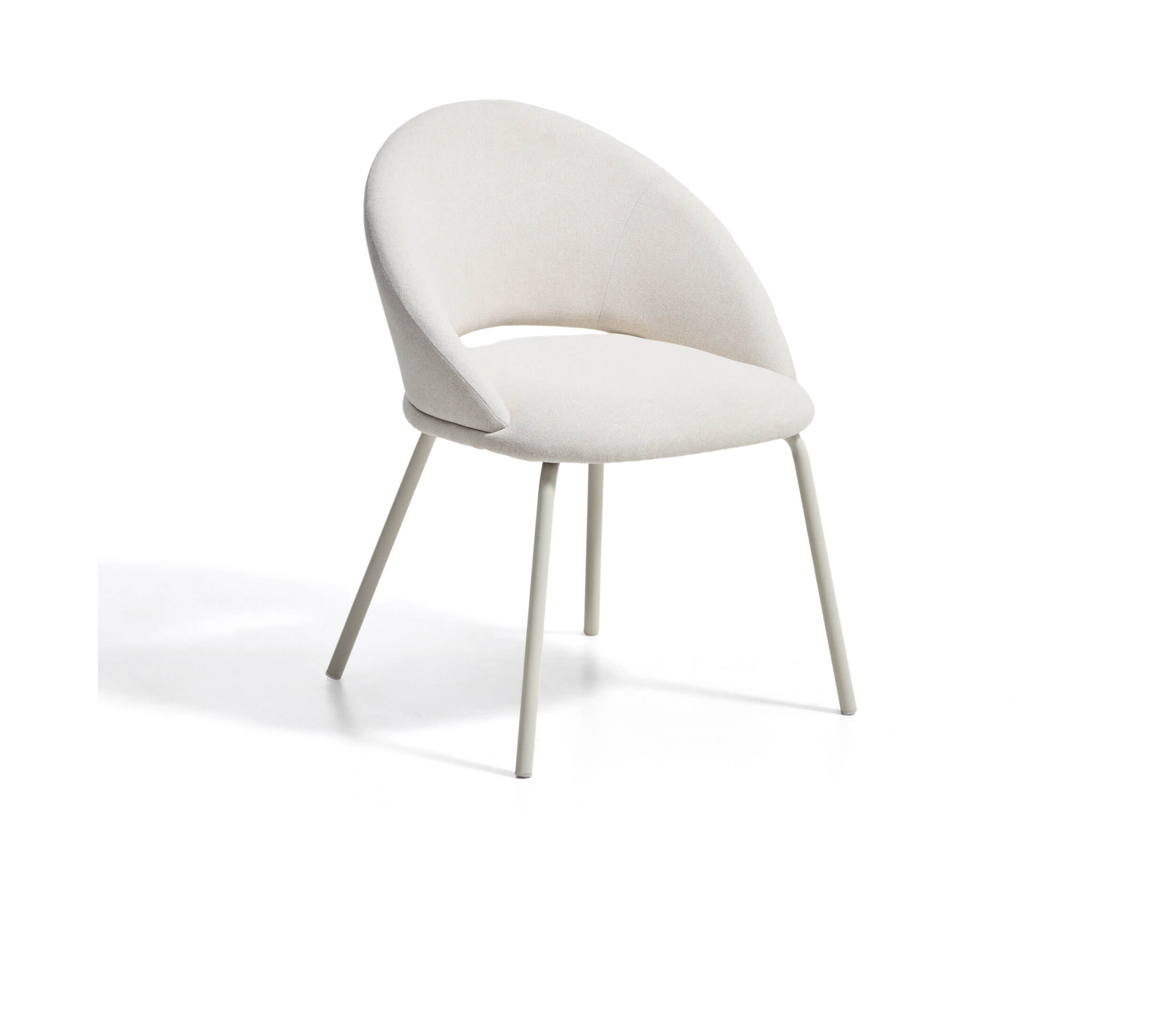 Kave Home Eetkamerstoel Bonali Chenille - Beige | Kave Home