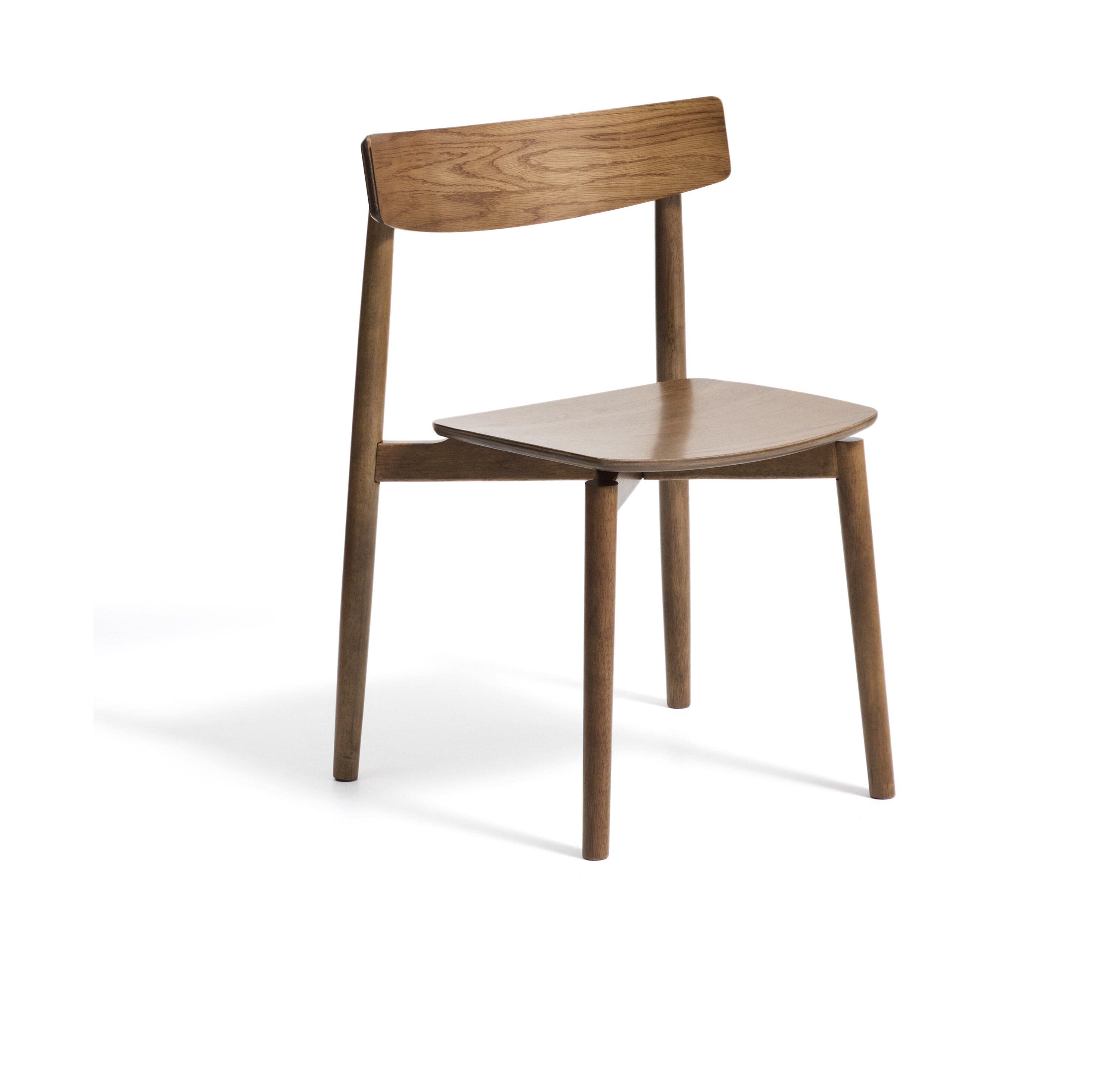 Kave Home Eetkamerstoel Evera Eiken - Bruin | Kave Home