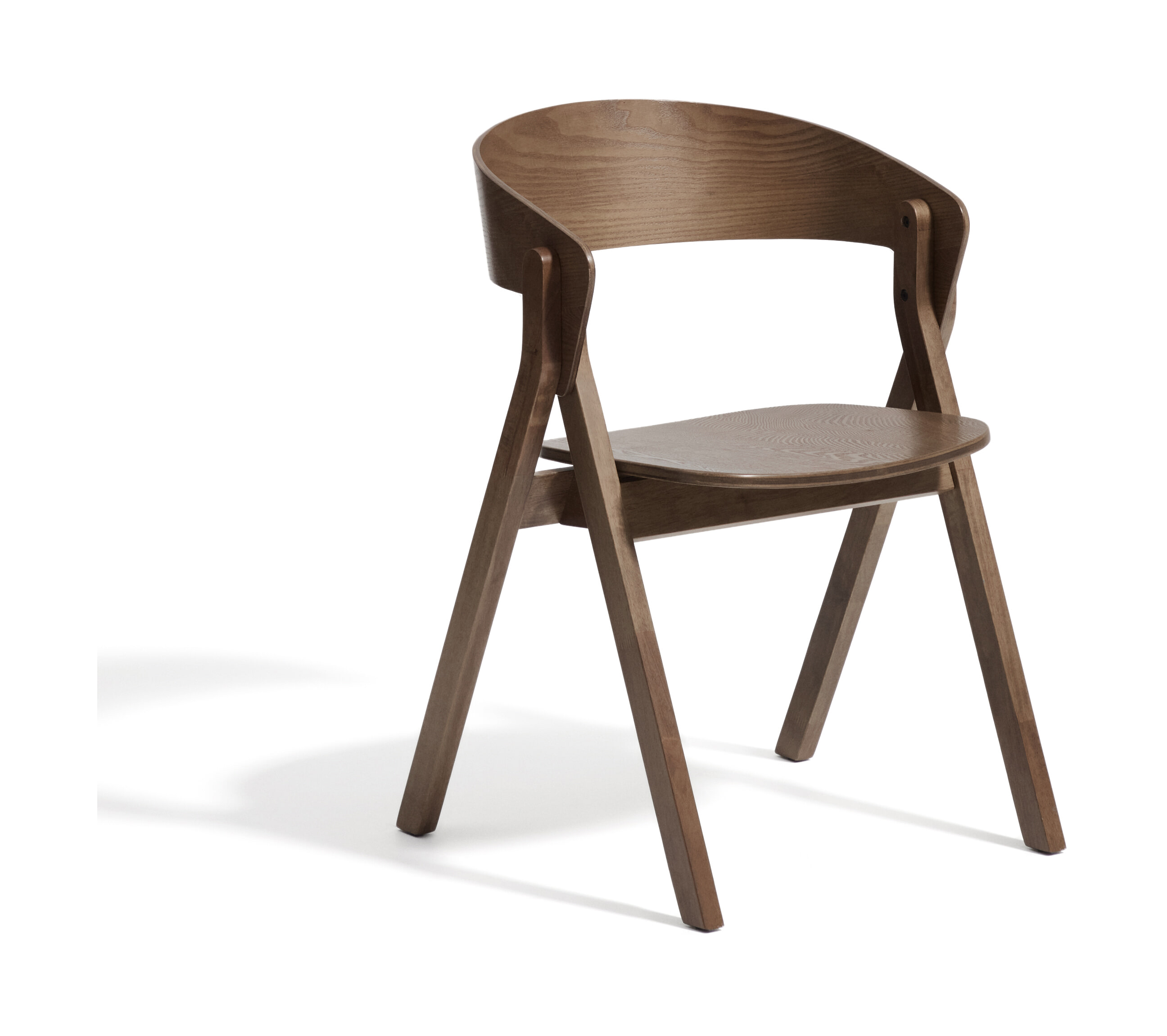Kave Home Eetkamerstoel Godia Essenhout - Bruin | Kave Home