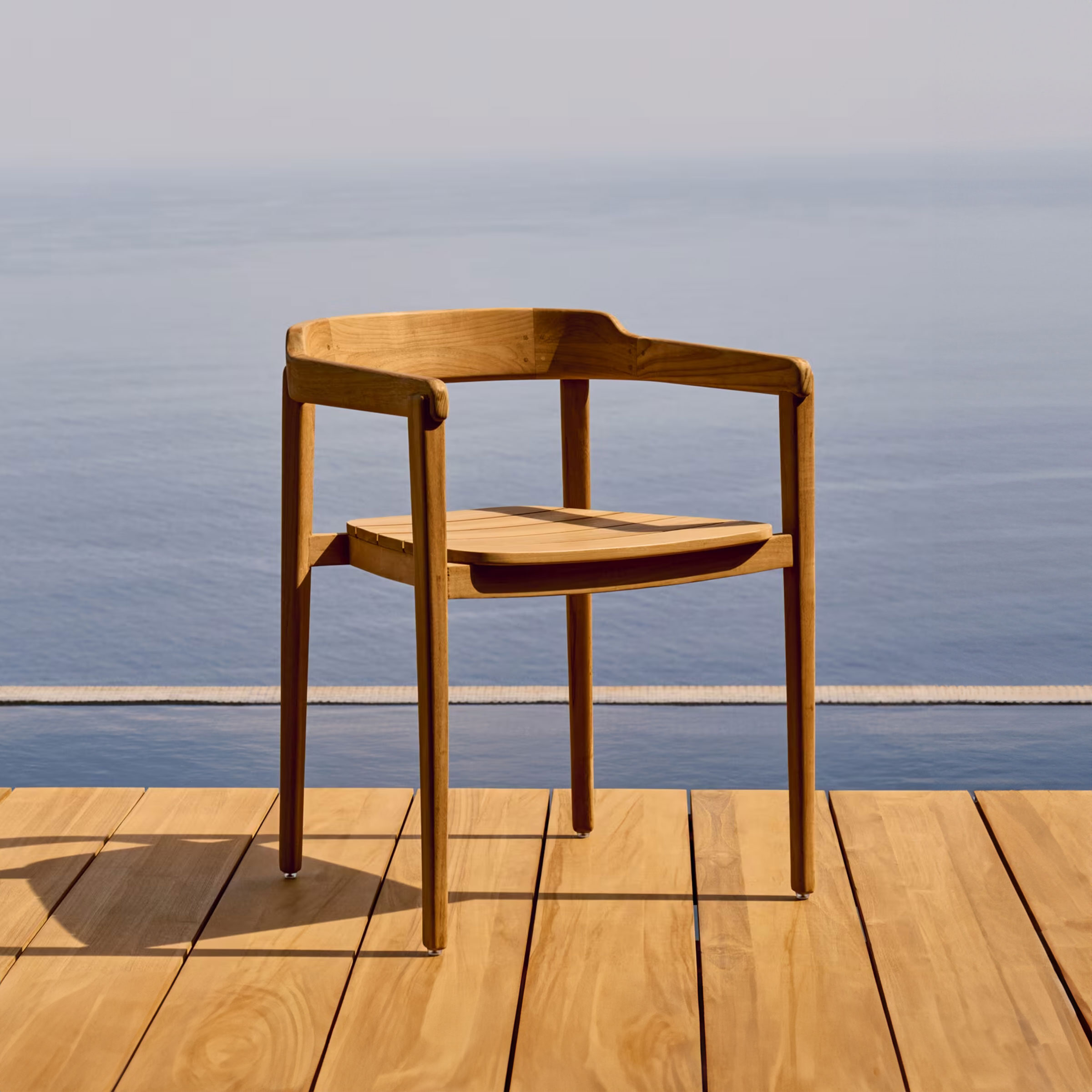 Kave Home Eetkamerstoel Icaro Teakhout | Kave Home