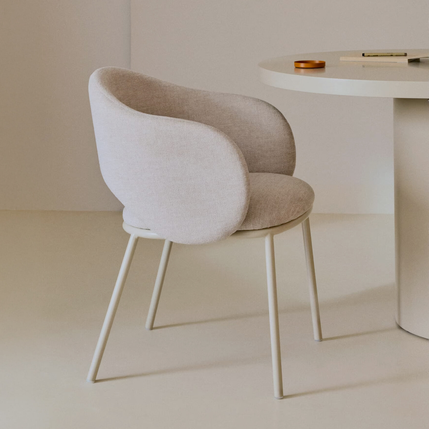 Kave Home Eetkamerstoel Maina - Beige | Kave Home