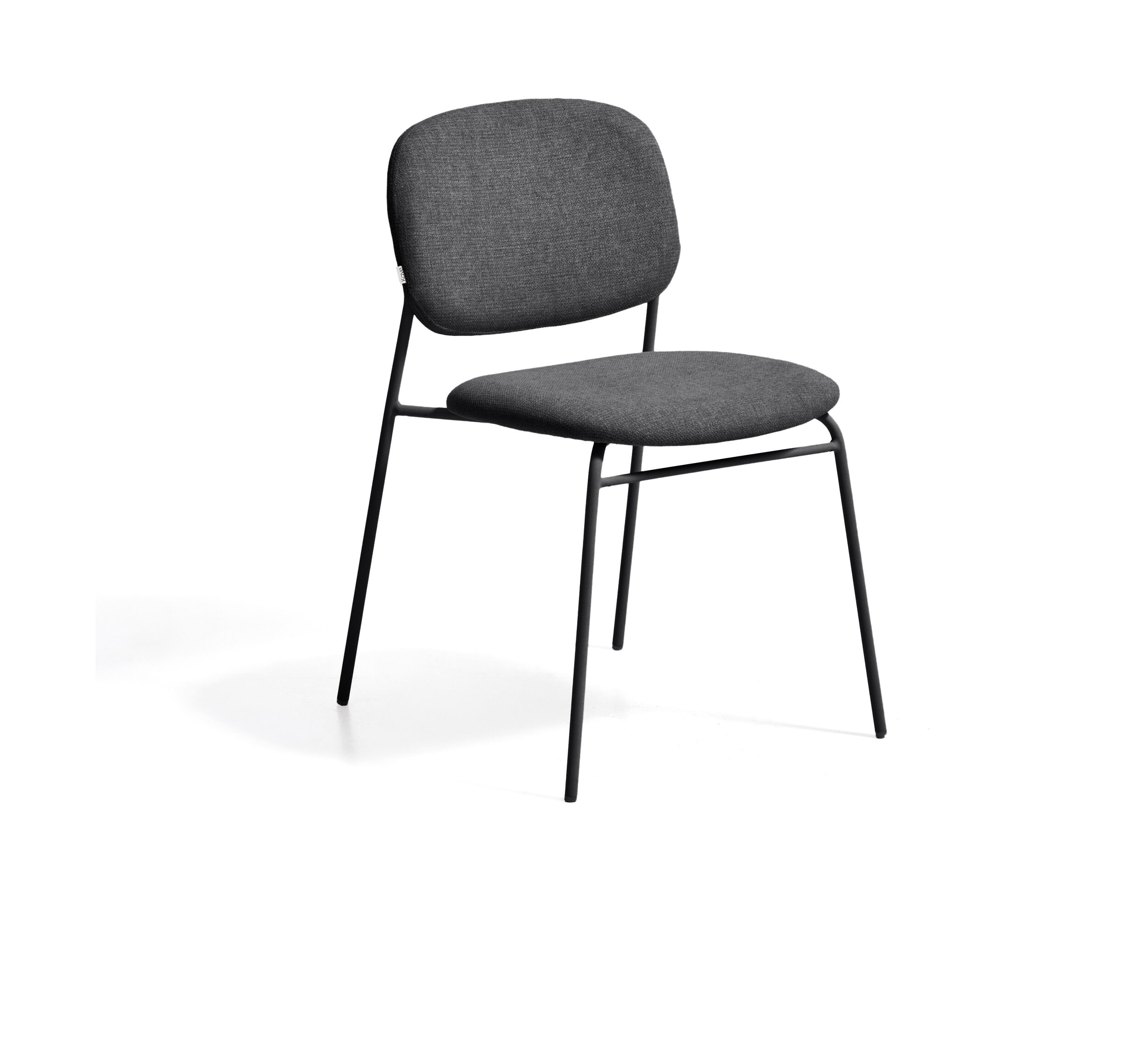 Kave Home Eetkamerstoel Meli Chenille - Grijs | Kave Home