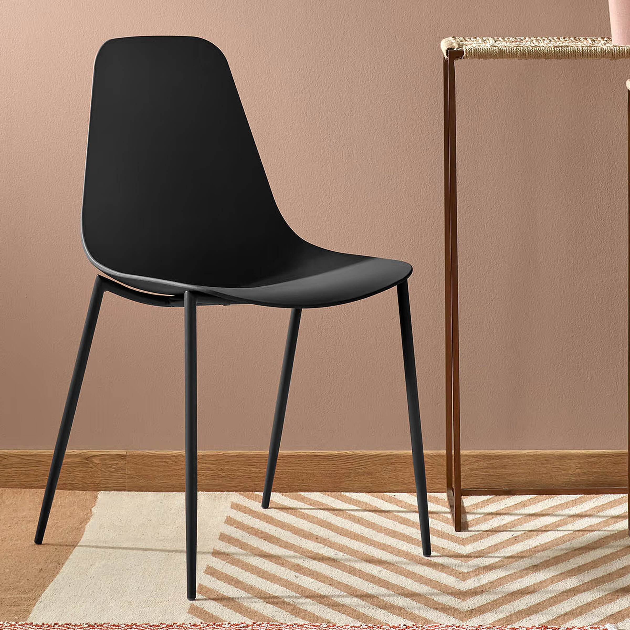 Kave Home Eetkamerstoel Whatts - zwart | Kave Home