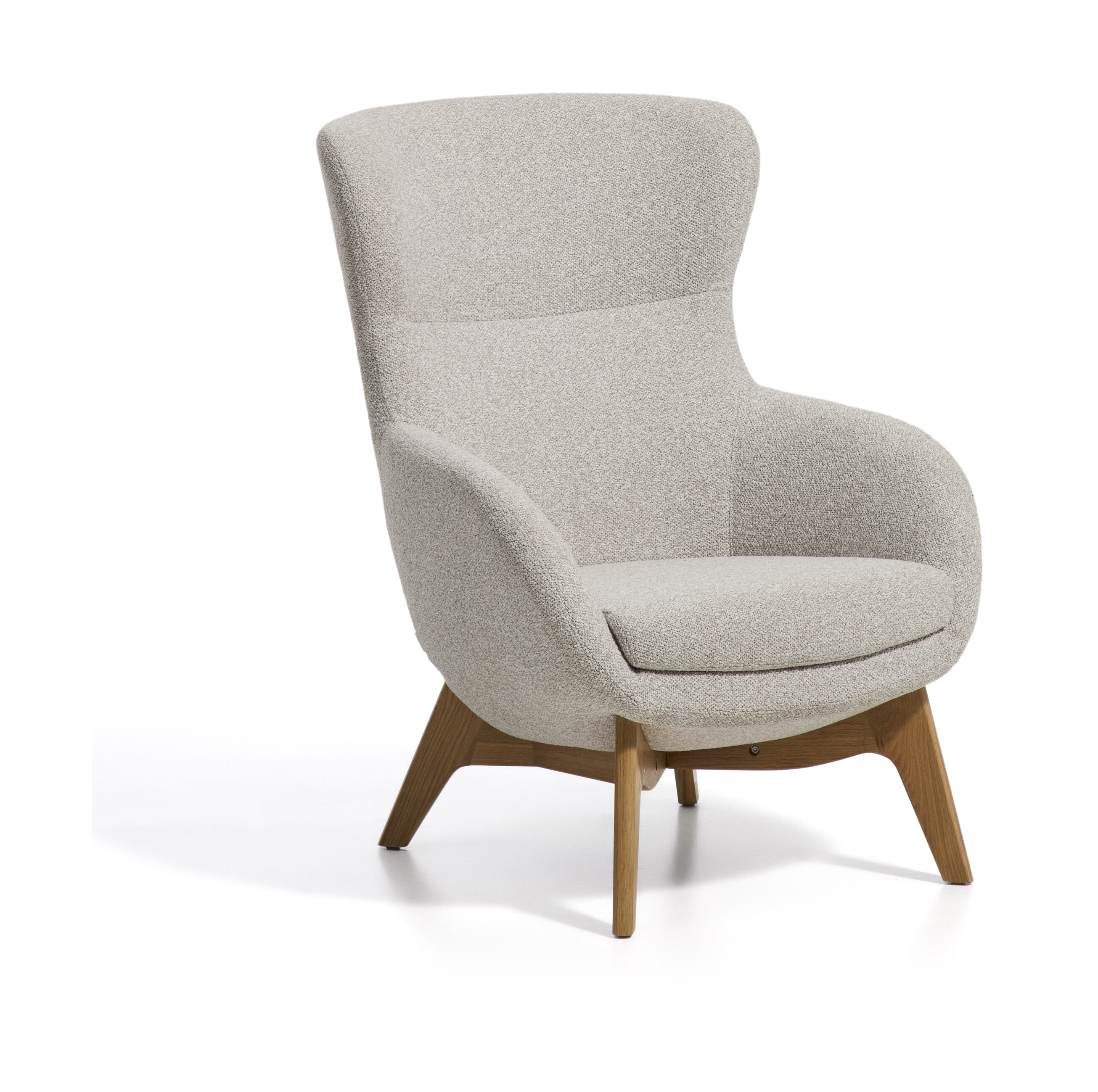 Kave Home Fauteuil Adiran Chenille - Beige/Naturel | Kave Home