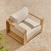 Kave Home Fauteuil Ambra Acaciahout - Beige | Kave Home