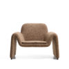 Kave Home Fauteuil Melvia Chenille - Bruin | Kave Home