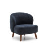 Kave Home Fauteuil Ulit Chenille - Blauw/Bruin | Kave Home