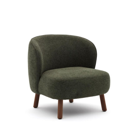 Kave Home Fauteuil Ulit Chenille - Groen/Bruin | Kave Home