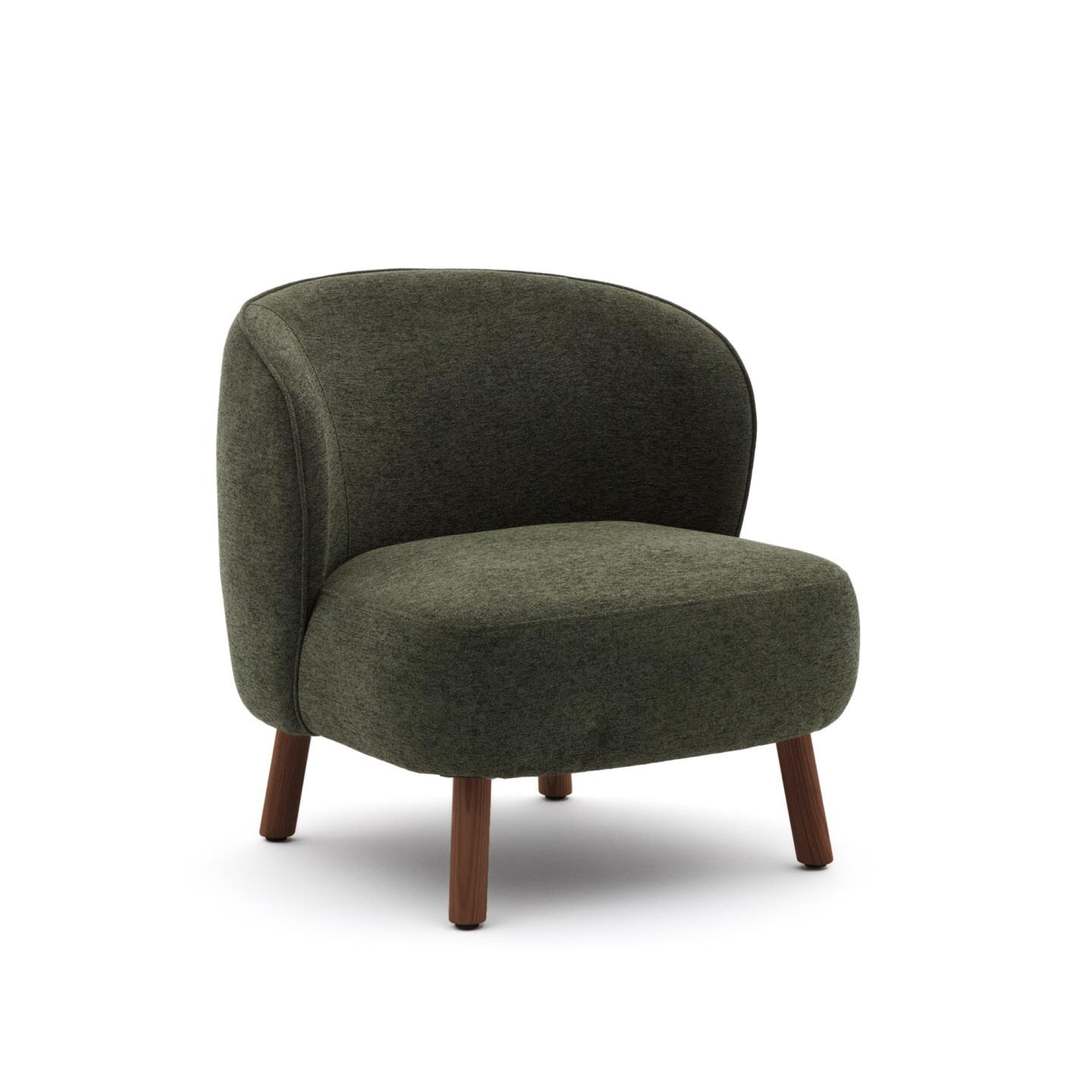 Kave Home Fauteuil Ulit Chenille - Groen/Bruin | Kave Home
