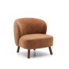 Kave Home Fauteuil Ulit Chenille - Terracotta/Bruin | Kave Home