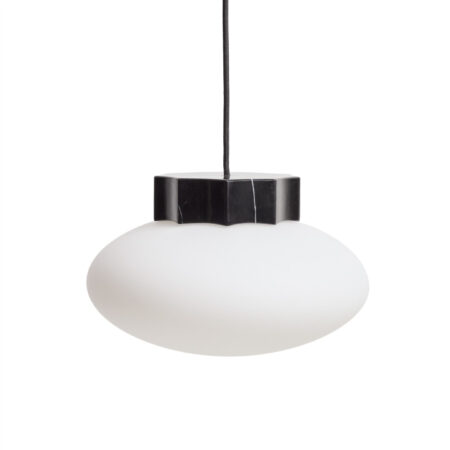 Kave Home Hanglamp Idela Glas en marmer