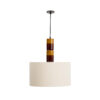 Kave Home Hanglamp Mavran Keramiek en stof - Meerkleurig | Kave Home