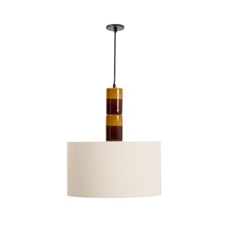Kave Home Hanglamp Mavran Keramiek en stof - Meerkleurig | Kave Home