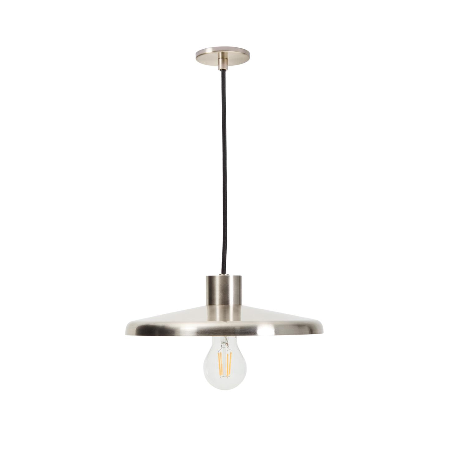 Kave Home Hanglamp Nuvira Gesatineerd metaal - Zilver | Kave Home