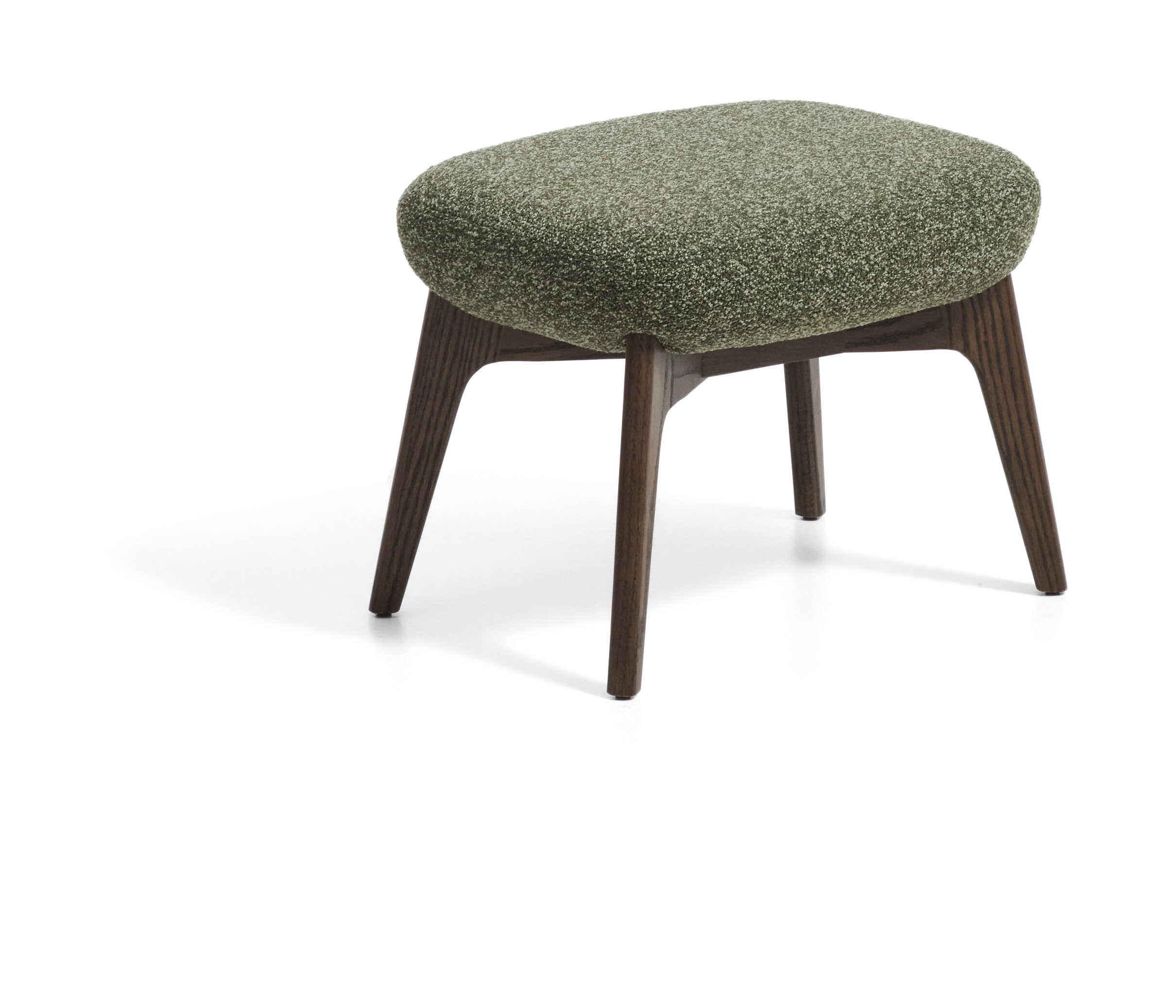 Kave Home Hocker Adiran Chenille - Mosgroen | Kave Home
