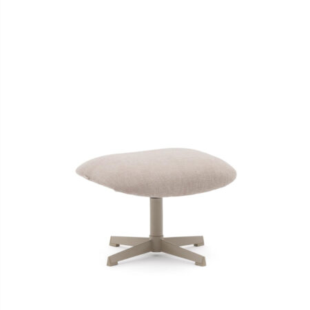 Kave Home Hocker Jaspe Structuurstof - Beige | Kave Home