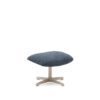 Kave Home Hocker Jaspe Structuurstof - Blauw | Kave Home