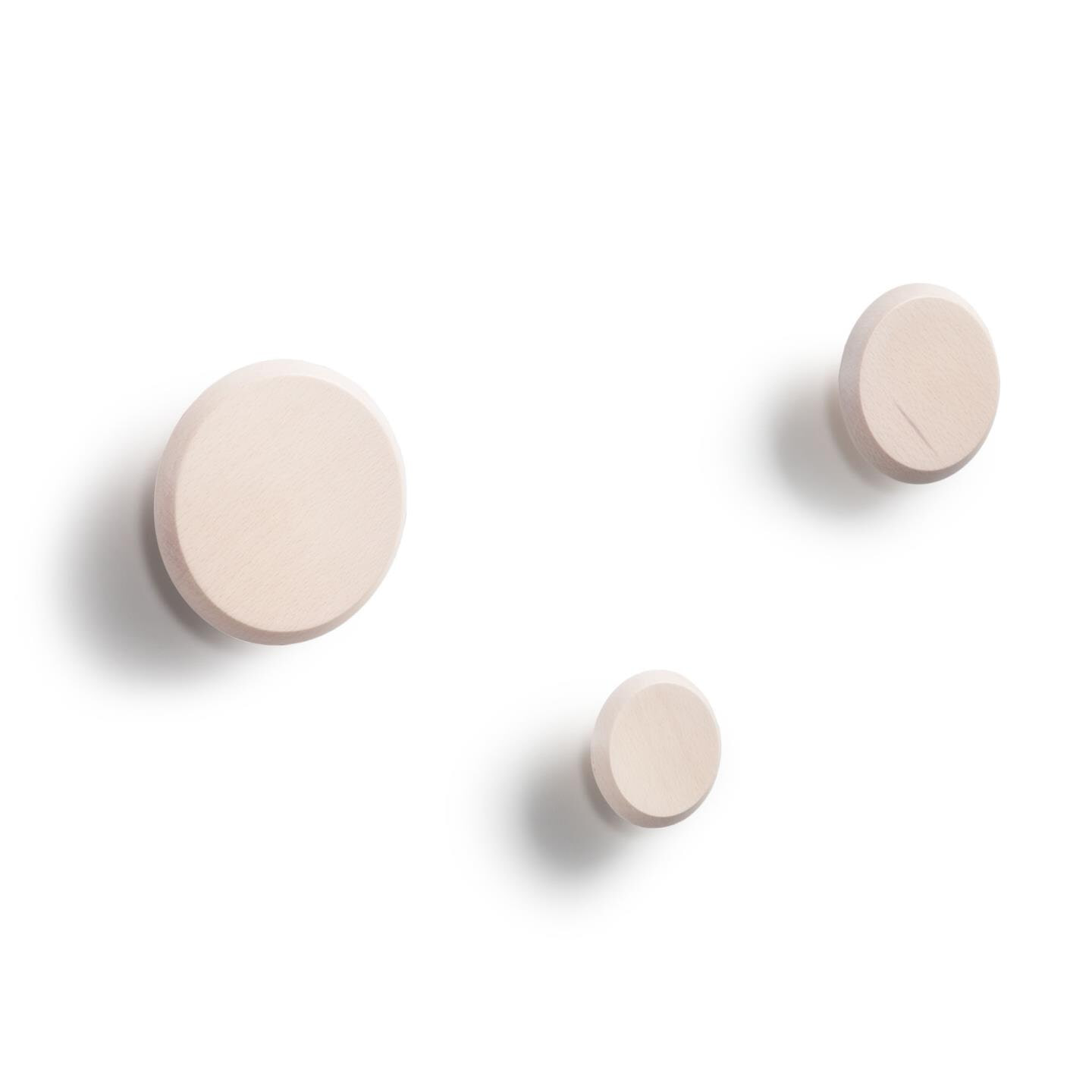 Kave Home Kapstokhaak Nadua Set van 3 stuks - Naturel | Kave Home