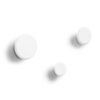 Kave Home Kapstokhaak Nadua Set van 3 stuks - Wit | Kave Home