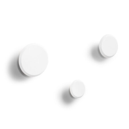 Kave Home Kapstokhaak Nadua Set van 3 stuks - Wit | Kave Home