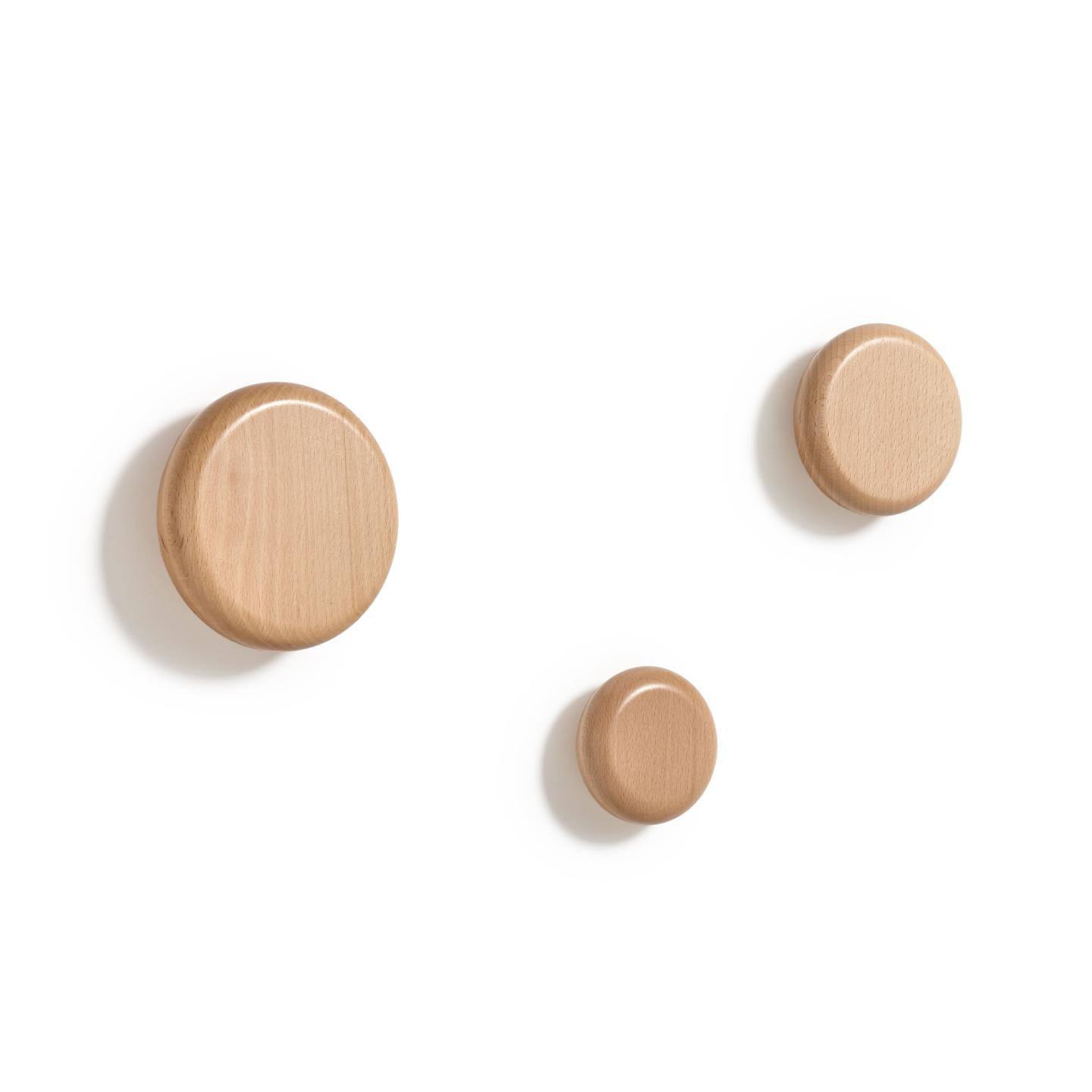 Kave Home Kapstokhaak Nadue Set van 3 stuks - Naturel | Kave Home