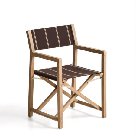 Kave Home Klapstoel Vilara Acaciahout - Bruin/Beige | Kave Home