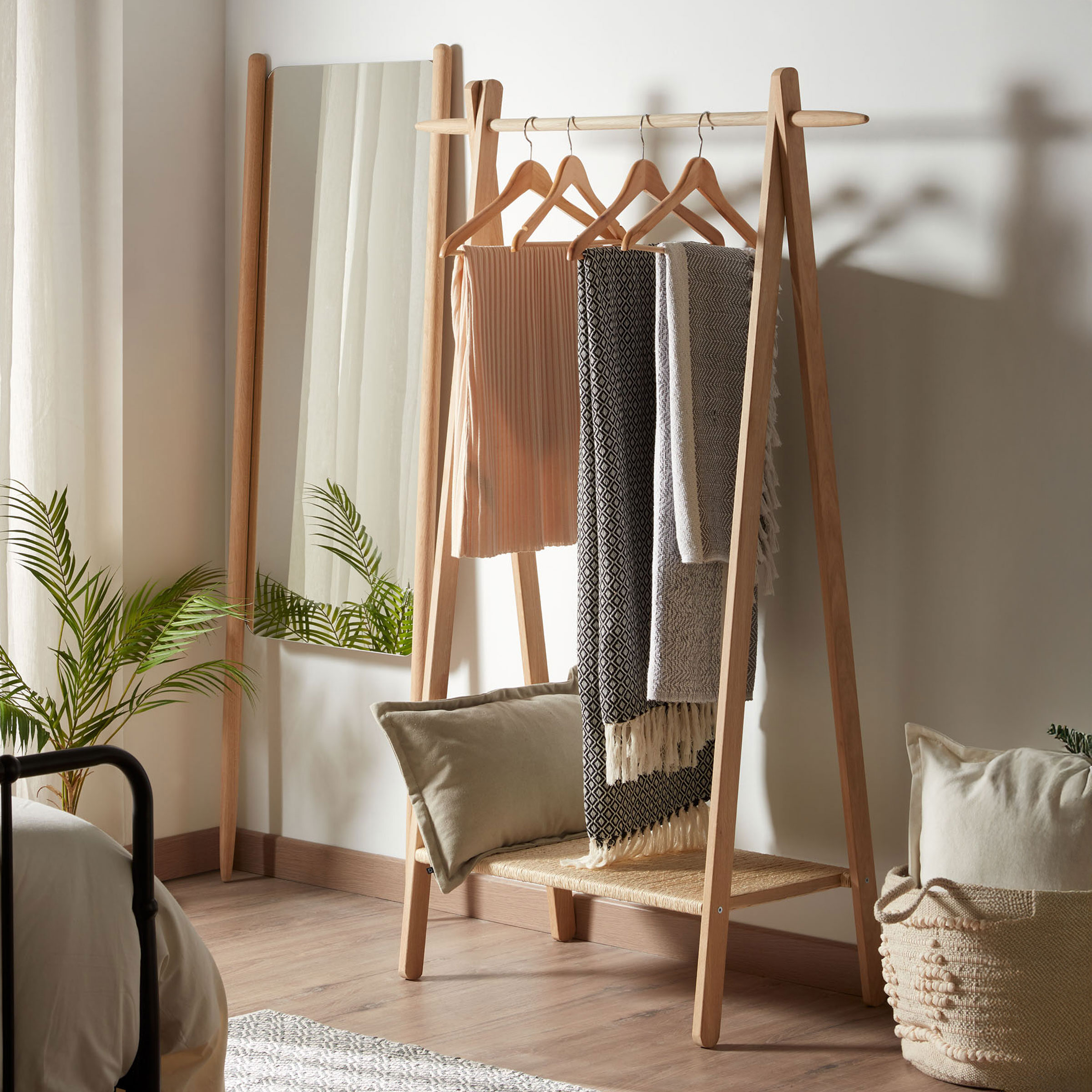 Kave Home Kledingrek Natane - Naturel | Kave Home