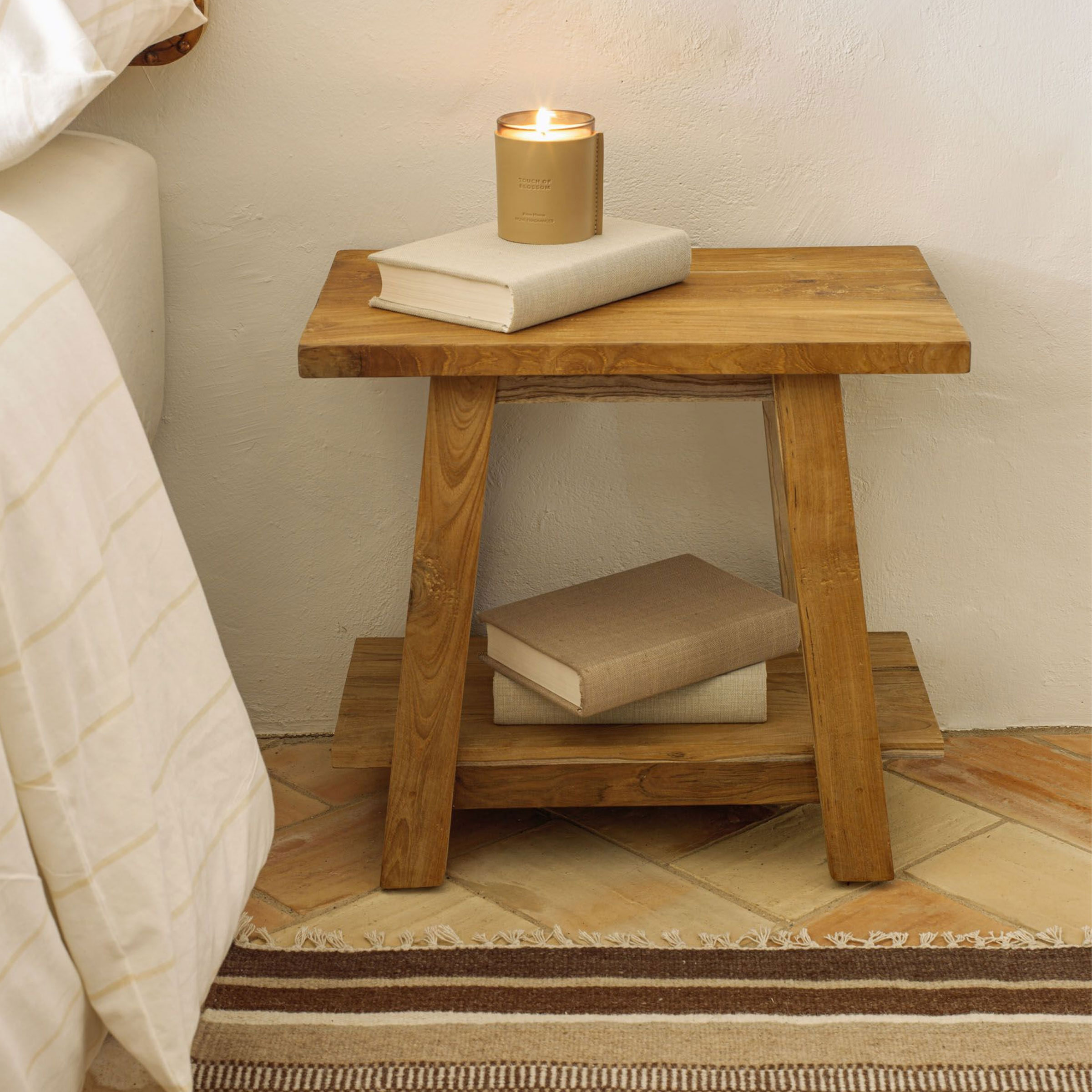Kave Home Krukje Safara Teakhout - Naturel - Japandi | Kave Home