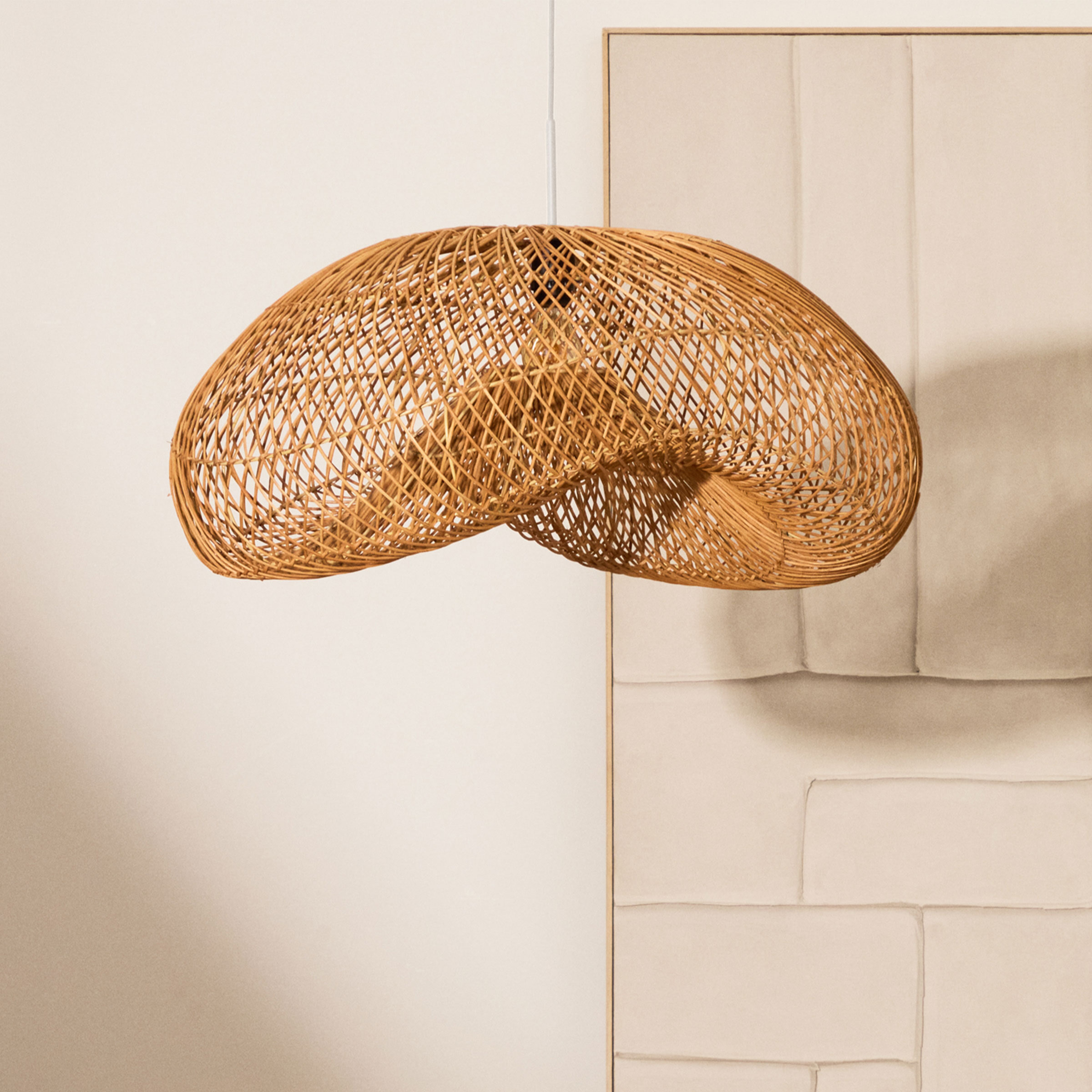 Kave Home Lampenkap Isora Rotan