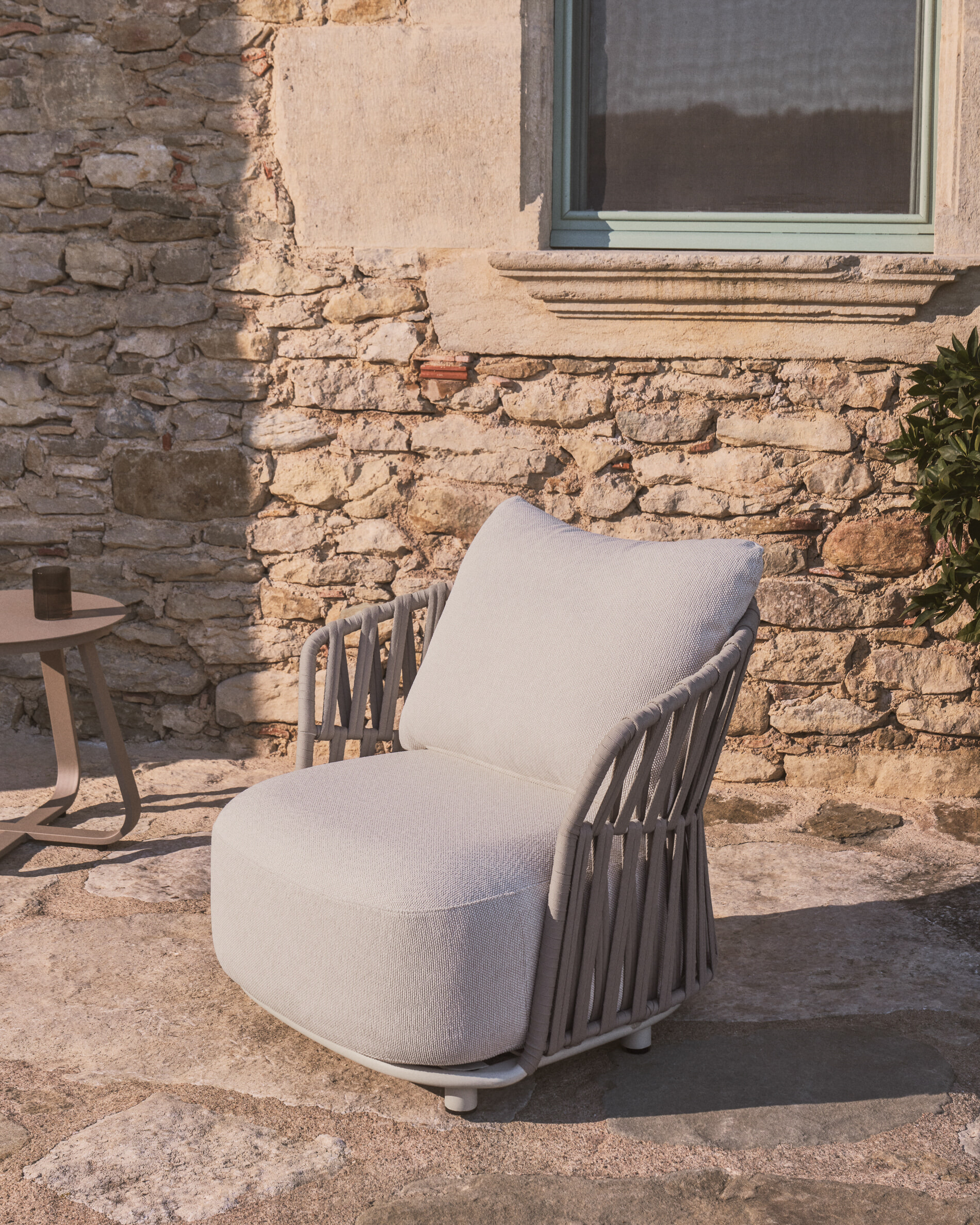 Kave Home Loungestoel Osani - Beige/Taupe | Kave Home