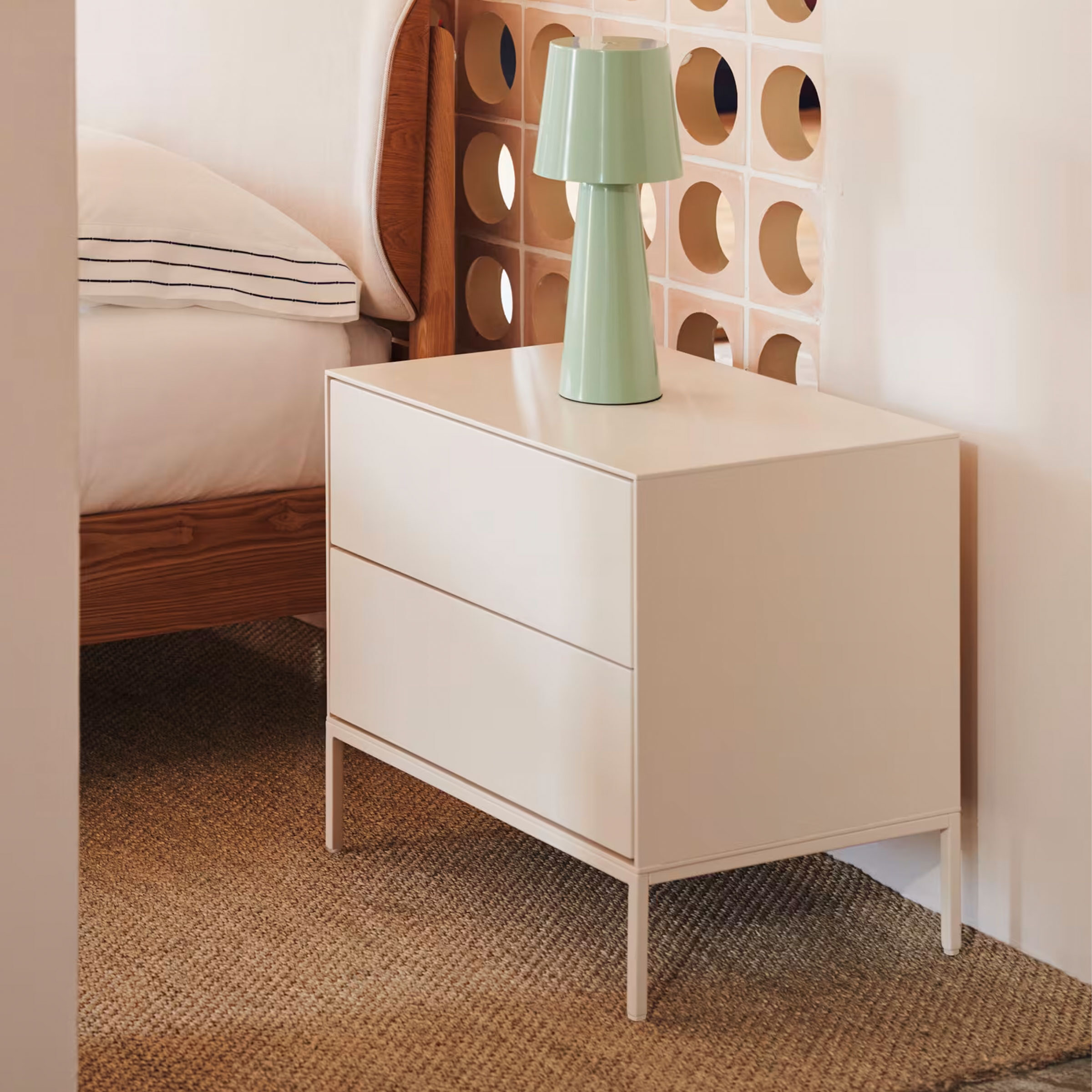 Kave Home Nachtkastje Vedrana 60 x 40cm - Wit | Kave Home