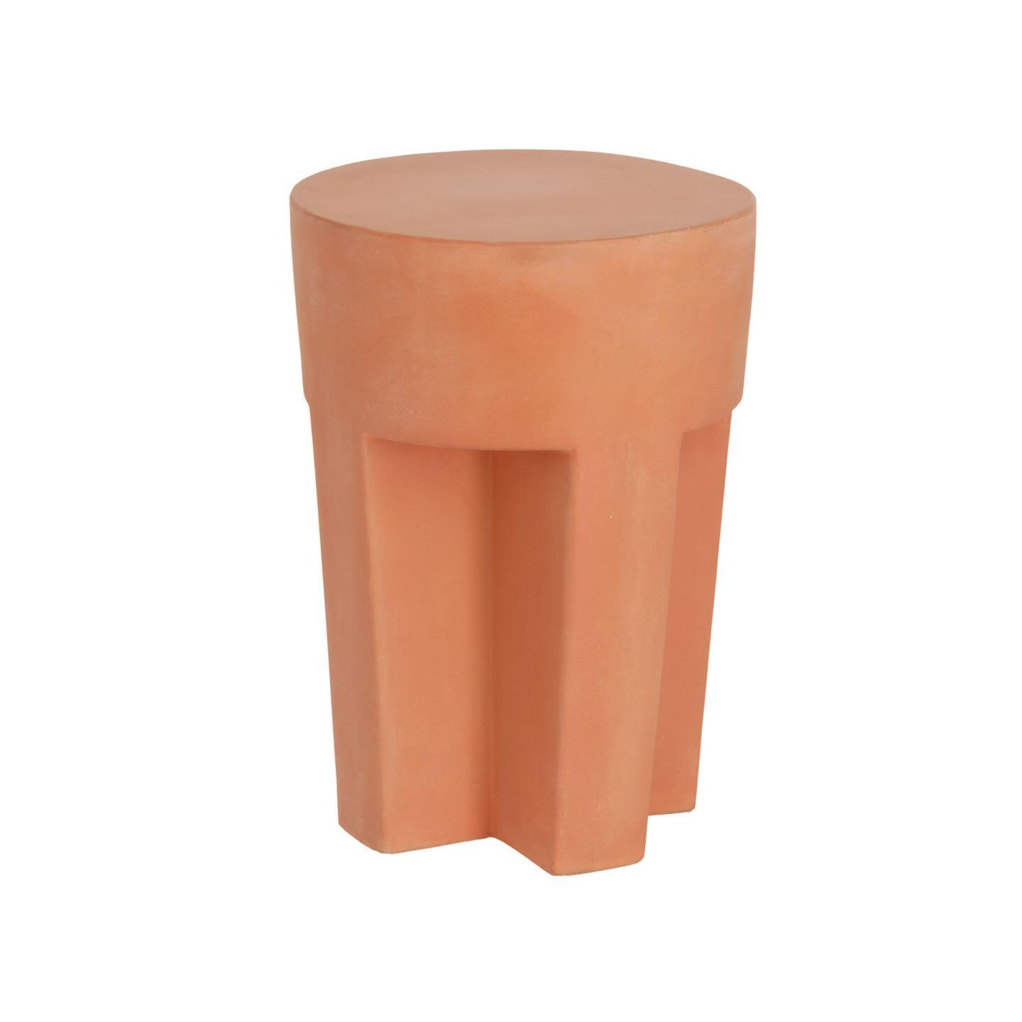 Kave Home Outdoor Bijzettafel Vilena Ø33cm - Roestbruin - Rond | Kave Home