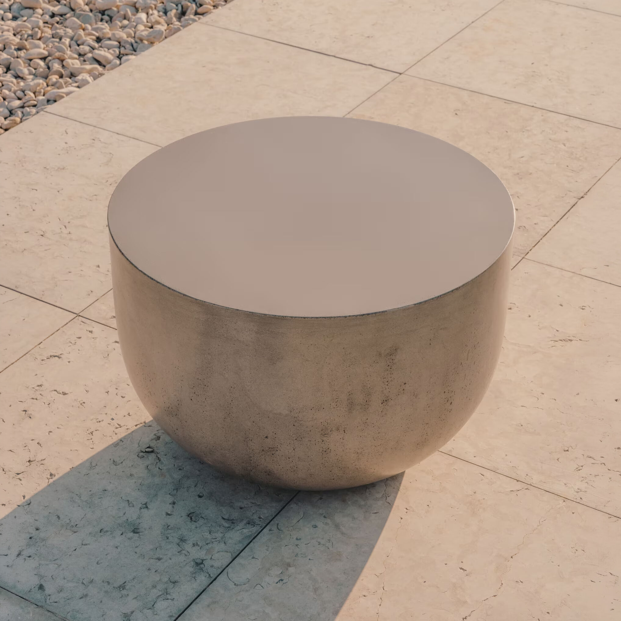 Kave Home Outdoor Ronde Salontafel Garbet Cement
