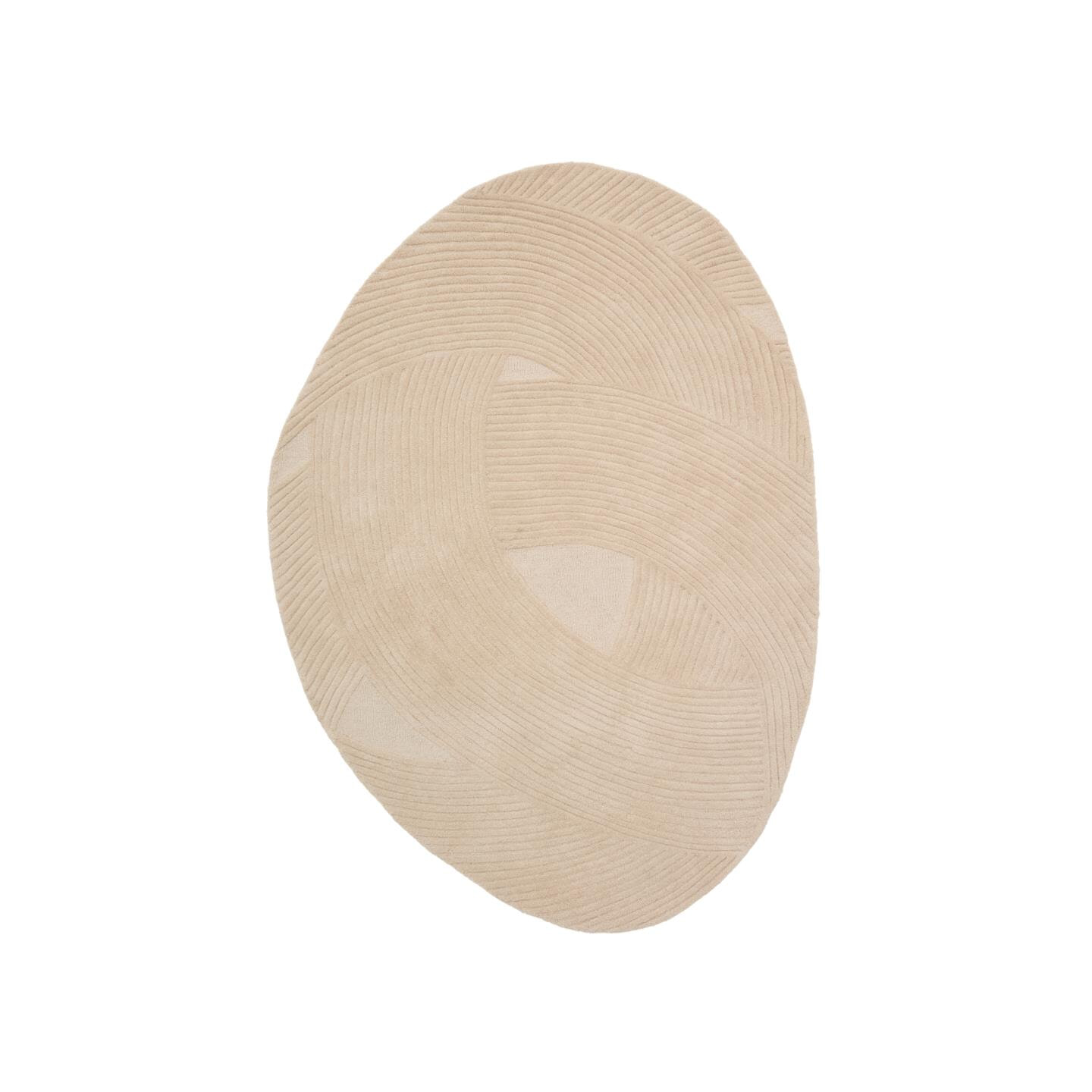 Kave Home Ovaal Vloerkleed Domm Wol
