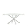 Kave Home Ovale Eettafel Argo Glas
