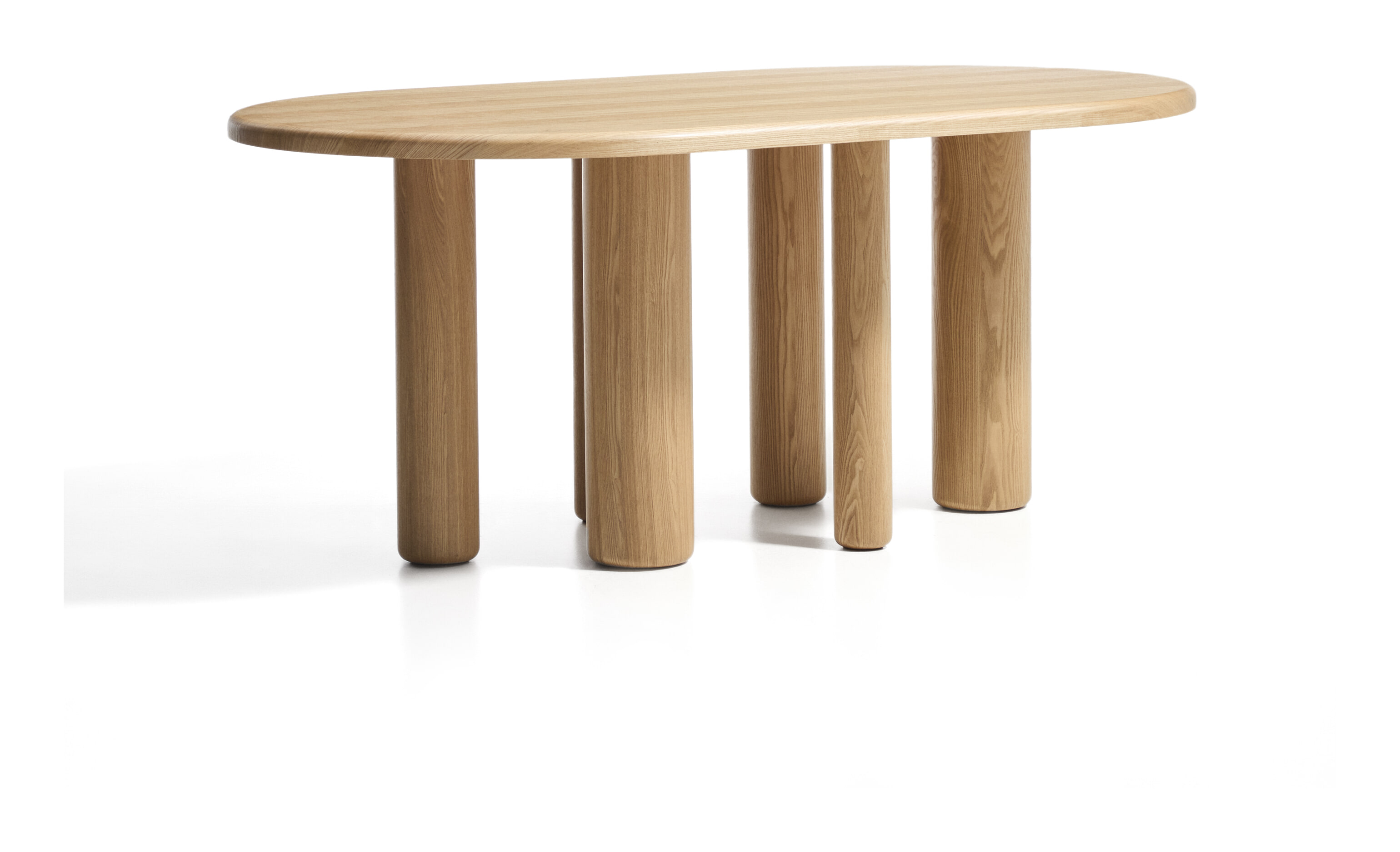 Kave Home Ovale Eettafel Mailen Essenhout