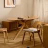 Kave Home Ovale Eettafel Naanim Eiken en rubberhout