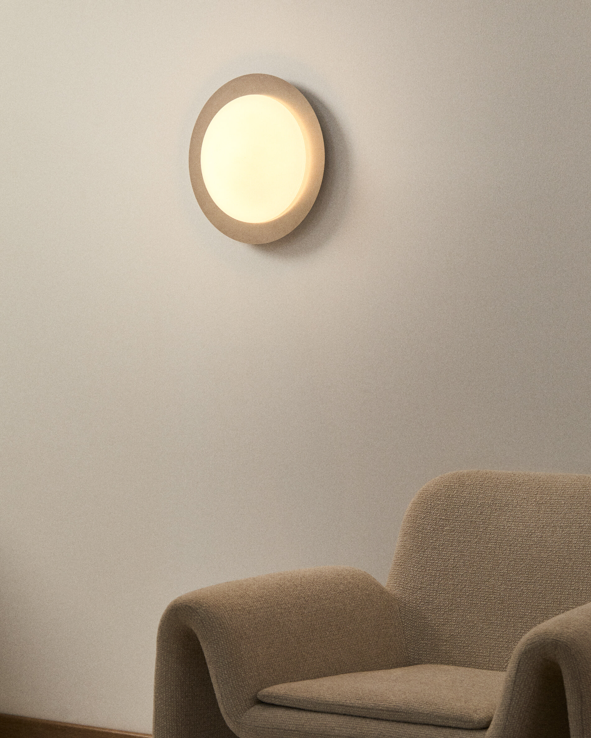 Kave Home Plafondlamp Novae 40cm - Lichtgrijs | Kave Home