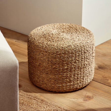 Kave Home Poef Someina Ø40cm - Naturel - Rond | Kave Home