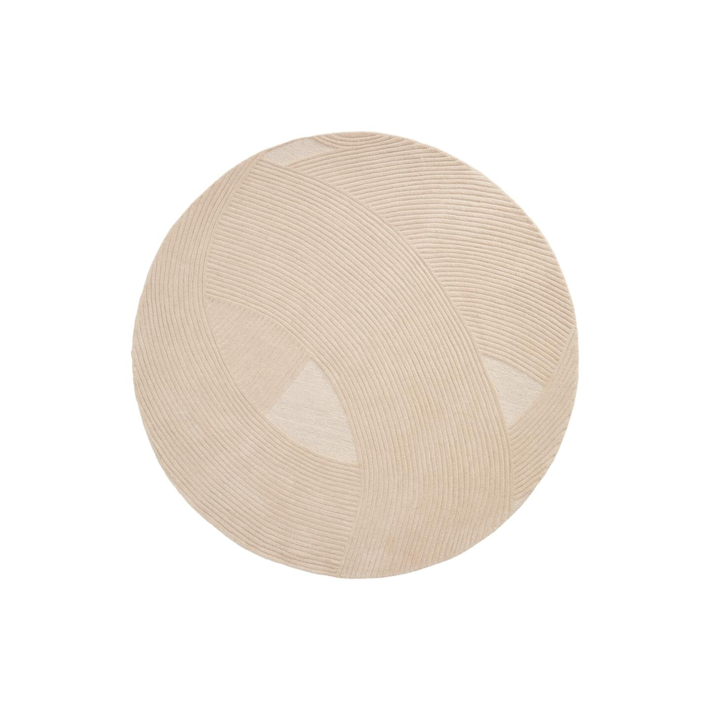 Kave Home Rond Vloerkleed Domm Wol