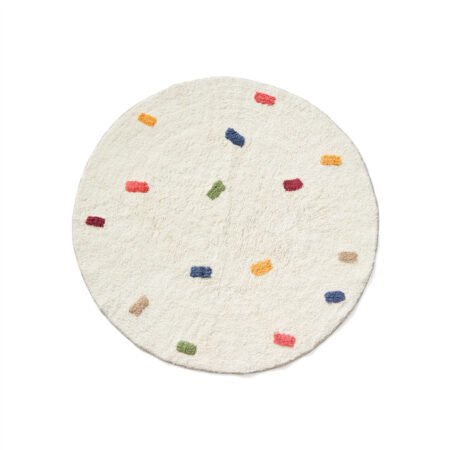 Kave Home Rond Vloerkleed Epifania 120cm - Kleurrijk