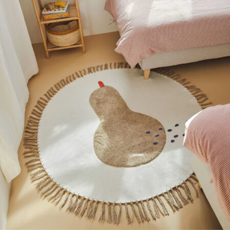 Kave Home Rond Vloerkleed Tamya Peer