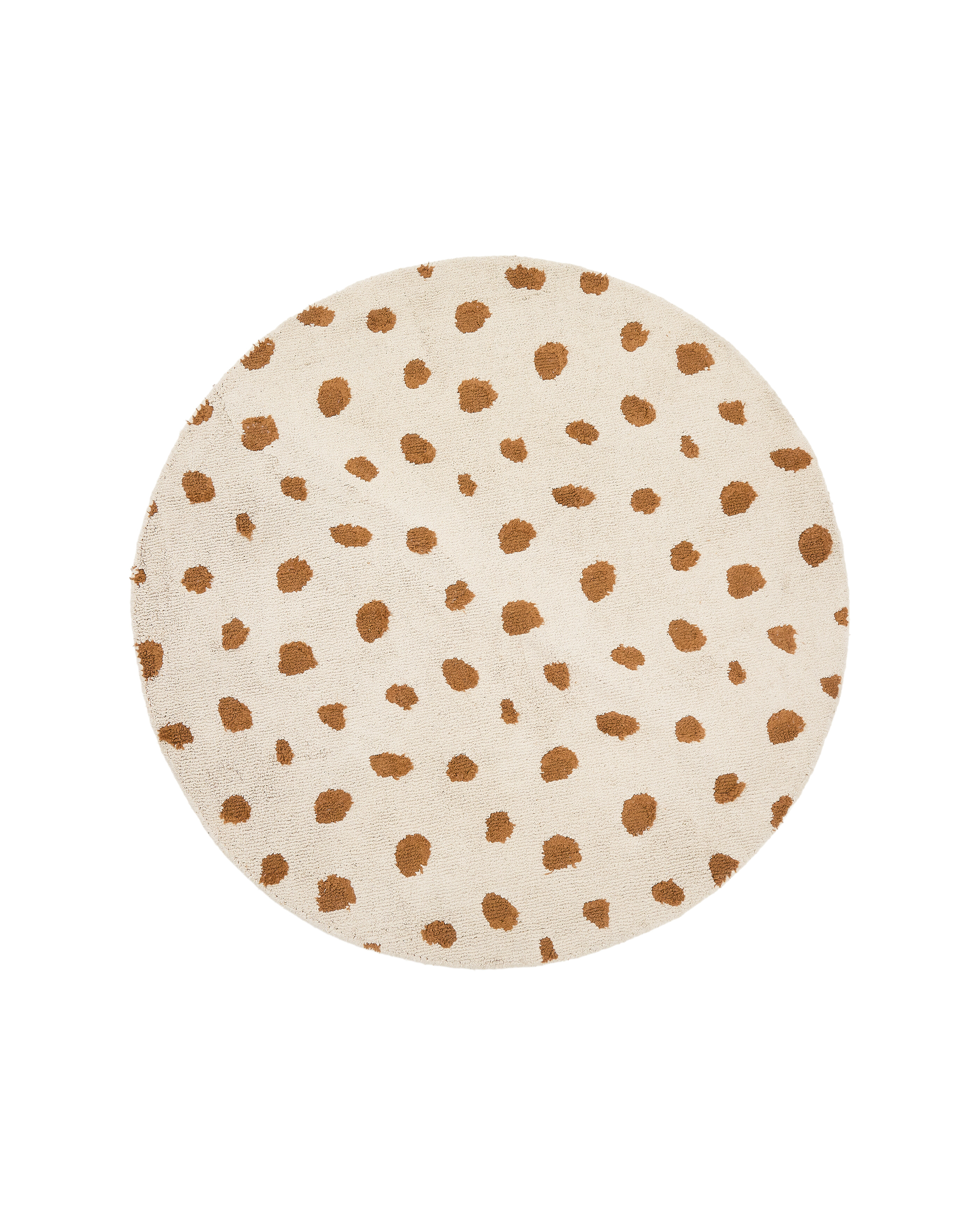 Kave Home Rond Vloerkleed Tandani Leopard
