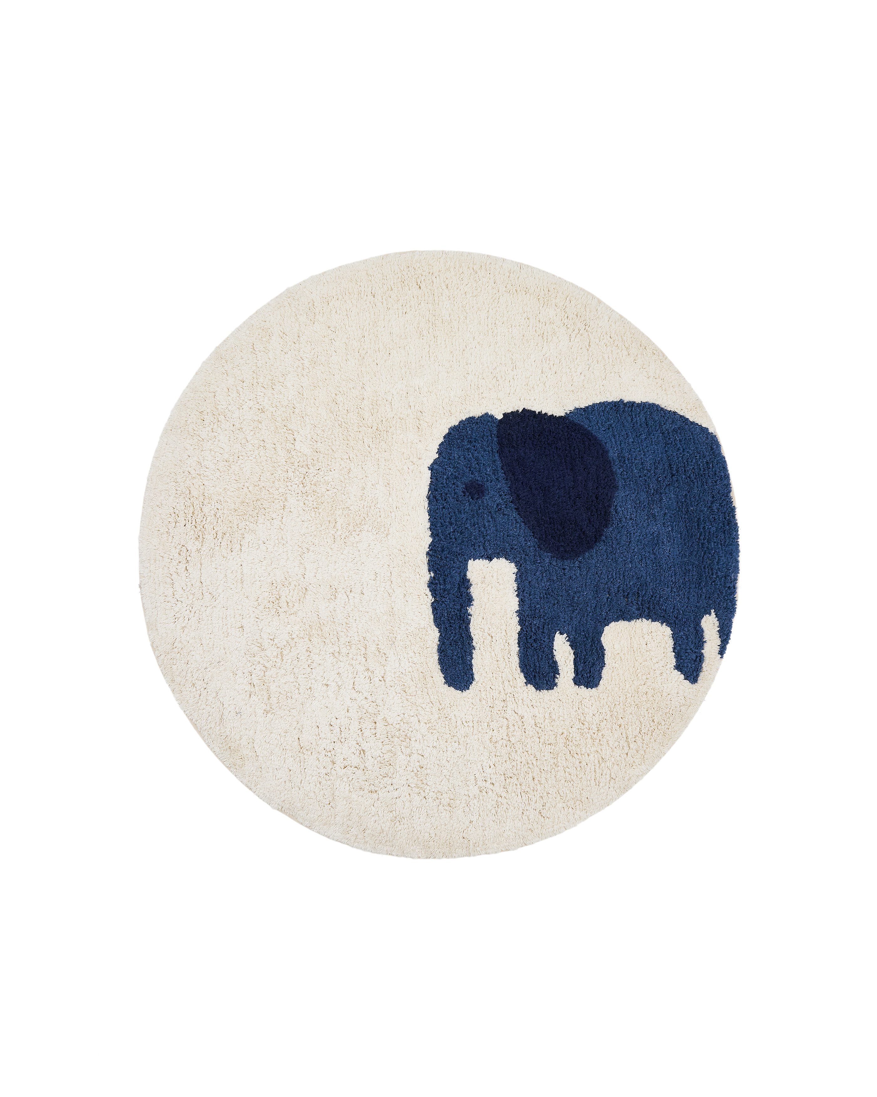 Kave Home Rond Vloerkleed Tandani Olifant