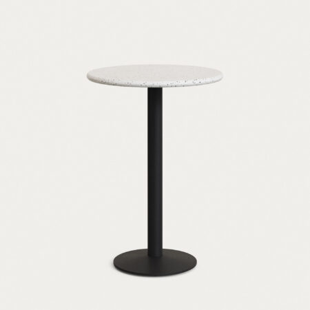 Kave Home Ronde Bartafel Saura Terrazzo & Metaal