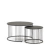 Kave Home Ronde Bijzettafel Hadar Set van 2 stuks