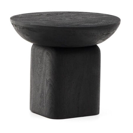 Kave Home Ronde Bijzettafel Ovak Acaciahout