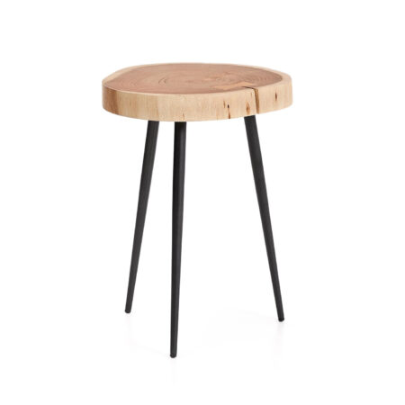 Kave Home Ronde Bijzettafel Tanive Acaciahout